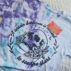 George Purple and Blue Tie-Dye Tee